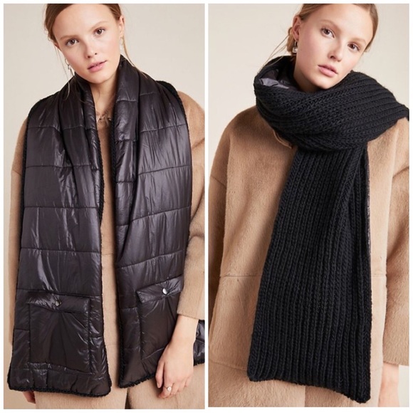 🆕 SLEEPING ON SNOW Marley Pocketed Puffer Scarf